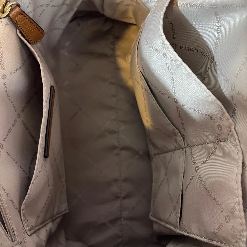Michael Kors Tan Leather Satchel